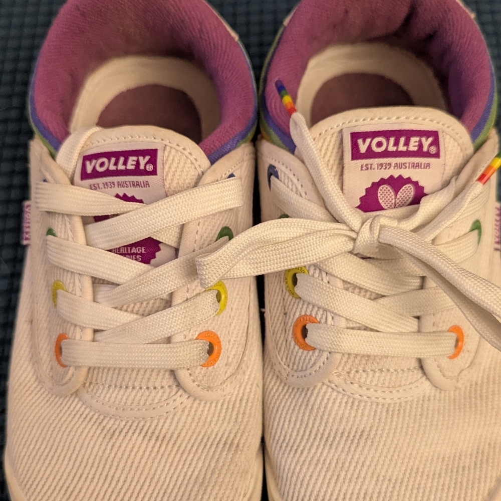 Dunlop Volley 🏳️‍🌈 PRIDE Edition White Sneakers Australia Release.